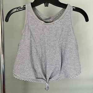 Aerie XL Cropped Workout Tank w. Built in Bra